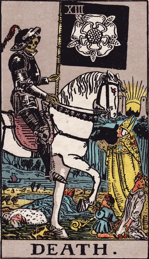 Death tarot card from the Rider-Waite-Smith deck