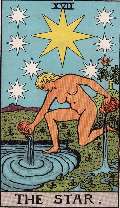 The Star tarot card
